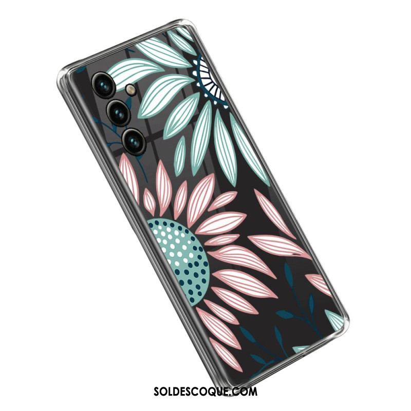 Coque Samsung Galaxy A14 5G / A14 Transparente Florale