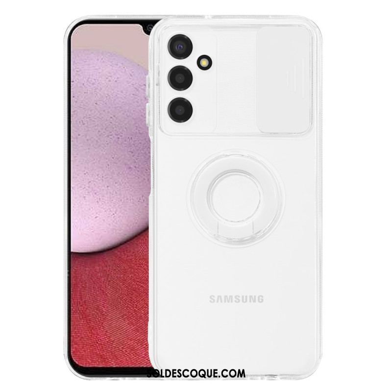 Coque Samsung Galaxy A14 5G / A14 Transparente avec Anneau-Support