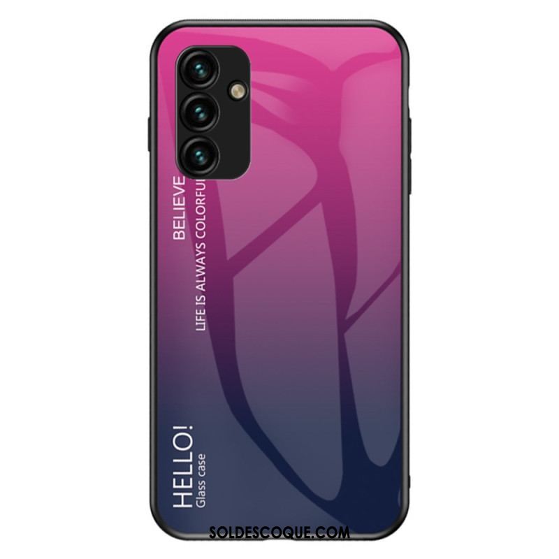 Coque Samsung Galaxy A14 5G / A14 Verre Trempé Hello