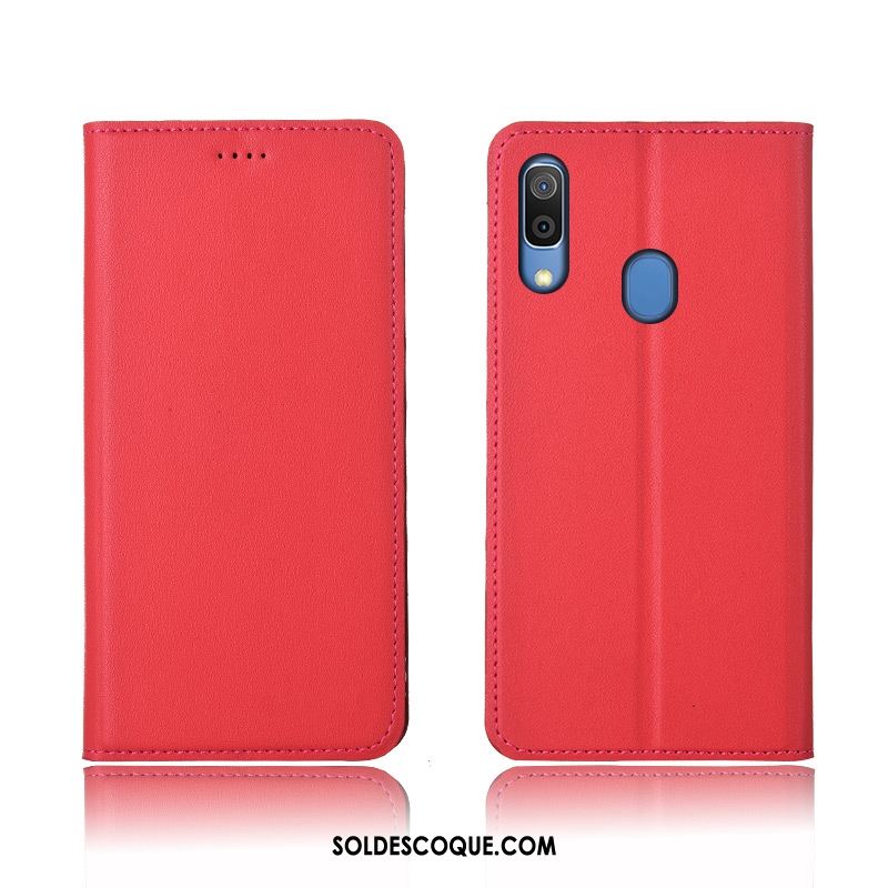 Coque Samsung Galaxy A20e Délavé En Daim Tout Compris Étui En Cuir Cuir Véritable Nouveau France