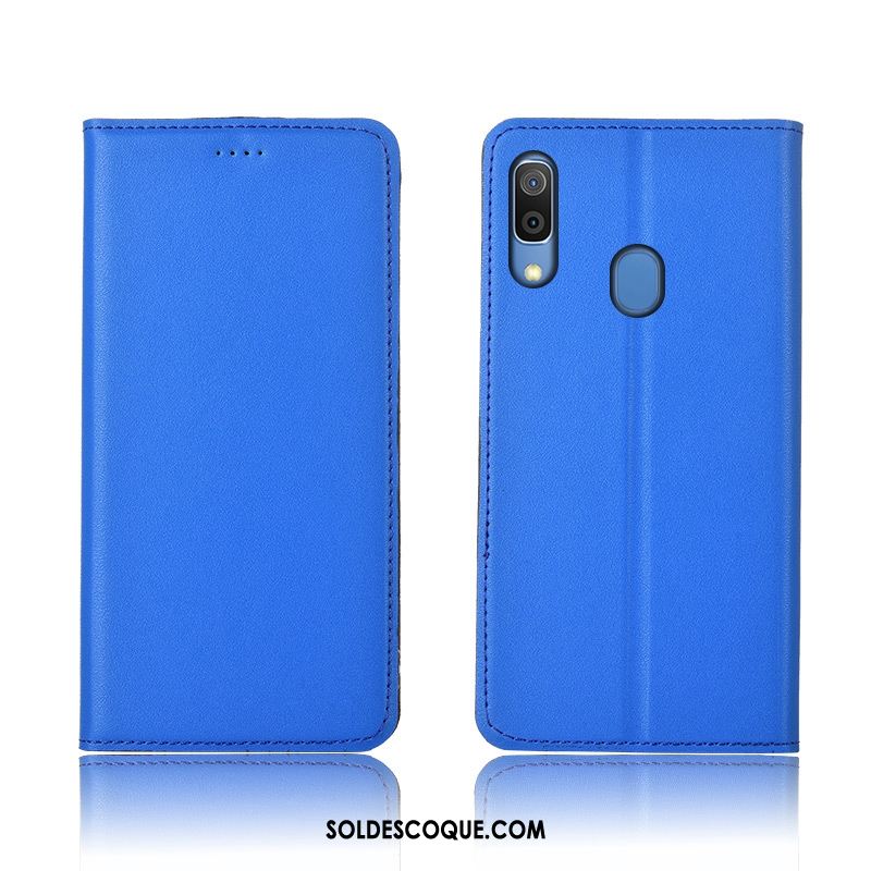 Coque Samsung Galaxy A20e Délavé En Daim Tout Compris Étui En Cuir Cuir Véritable Nouveau France