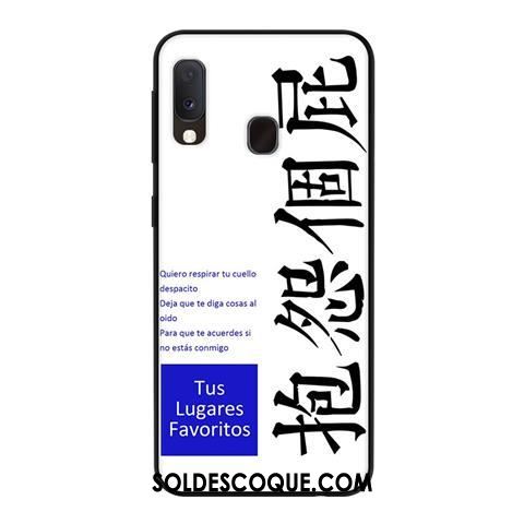 Coque Samsung Galaxy A20e Fluide Doux Étui Délavé En Daim Personnalité Créatif Soldes