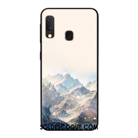 Coque Samsung Galaxy A20e Fluide Doux Étui Délavé En Daim Personnalité Créatif Soldes