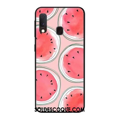 Coque Samsung Galaxy A20e Fluide Doux Étui Délavé En Daim Personnalité Créatif Soldes