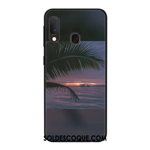 Coque Samsung Galaxy A20e Fluide Doux Étui Délavé En Daim Personnalité Créatif Soldes