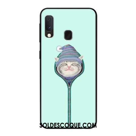 Coque Samsung Galaxy A20e Fluide Doux Étui Délavé En Daim Personnalité Créatif Soldes