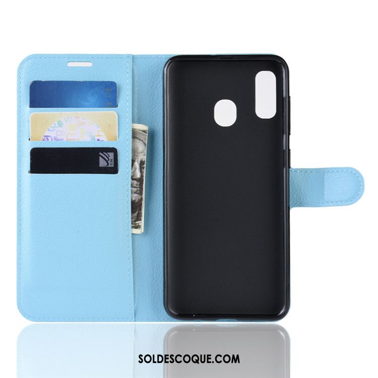 Coque Samsung Galaxy A20e Étoile Étui En Cuir Téléphone Portable Protection Portefeuille Pas Cher