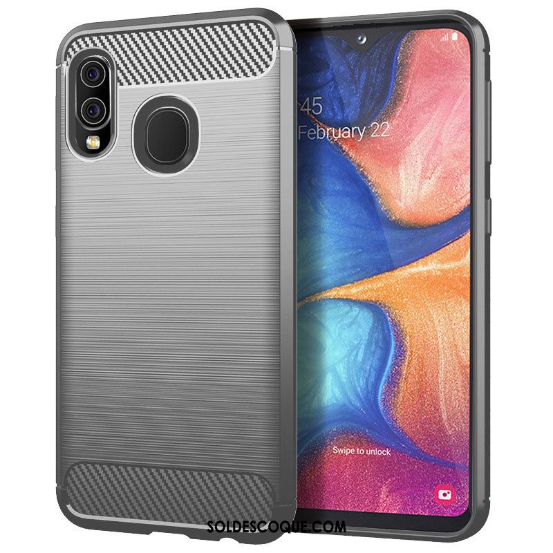 Coque Samsung Galaxy A20e Étui Soie Étoile Protection Rouge En Vente