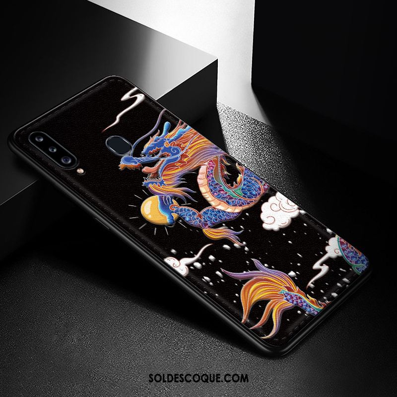 Coque Samsung Galaxy A20s Modèle Fleurie Étoile Créatif Tout Compris Protection Soldes