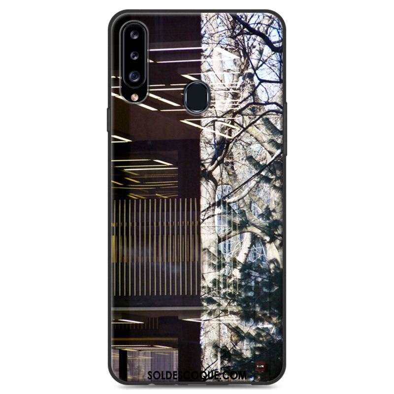 Coque Samsung Galaxy A20s Multicolore Incassable Étoile Téléphone Portable Fluide Doux Soldes