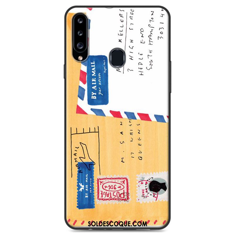 Coque Samsung Galaxy A20s Multicolore Incassable Étoile Téléphone Portable Fluide Doux Soldes