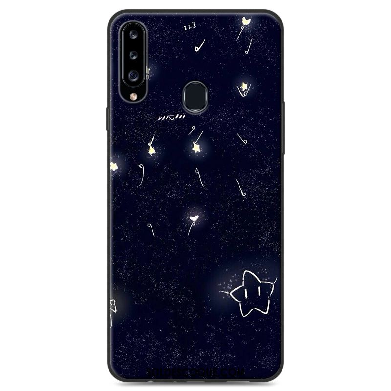 Coque Samsung Galaxy A20s Multicolore Incassable Étoile Téléphone Portable Fluide Doux Soldes