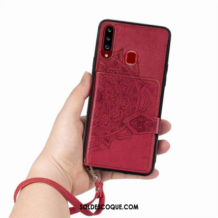 Coque Samsung Galaxy A20s Téléphone Portable Protection Rouge Étoile Tout Compris Soldes