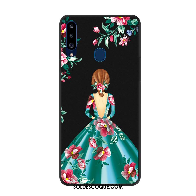 Coque Samsung Galaxy A20s Vert Personnalisé Étoile Téléphone Portable Étui Pas Cher