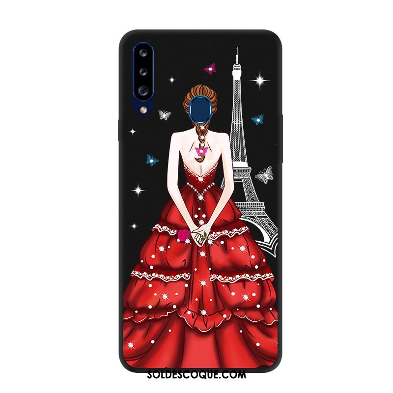 Coque Samsung Galaxy A20s Vert Personnalisé Étoile Téléphone Portable Étui Pas Cher