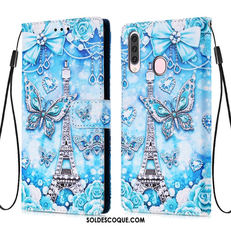 Coque Samsung Galaxy A20s Étoile Carte Fluide Doux Bleu Personnalité En Vente