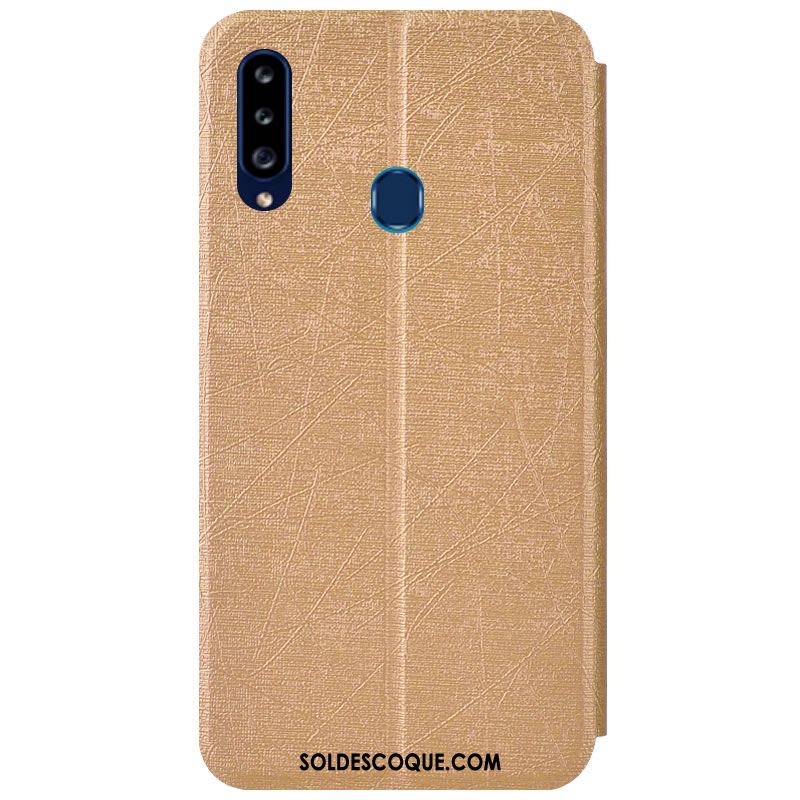 Coque Samsung Galaxy A20s Étui En Cuir Téléphone Portable Argent Protection Étoile En Ligne