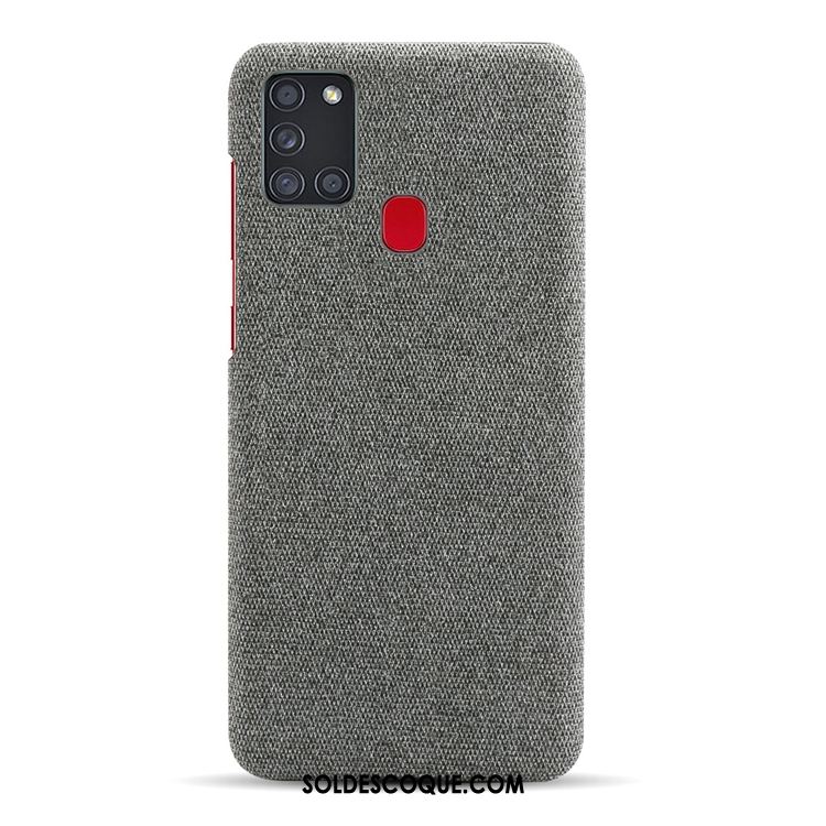 Coque Samsung Galaxy A21s Téléphone Portable Toile Gris Difficile Personnalité En Ligne