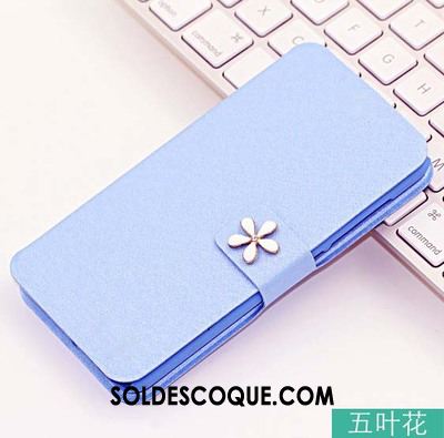 Coque Samsung Galaxy A3 2016 Étui En Cuir Téléphone Portable Bleu Protection Étoile Pas Cher