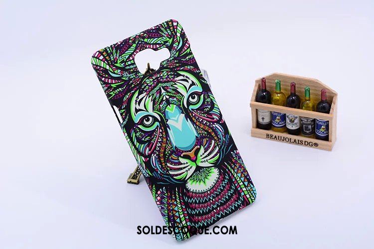 Coque Samsung Galaxy A3 2016 Étui Loup Étoile Totem Difficile Pas Cher