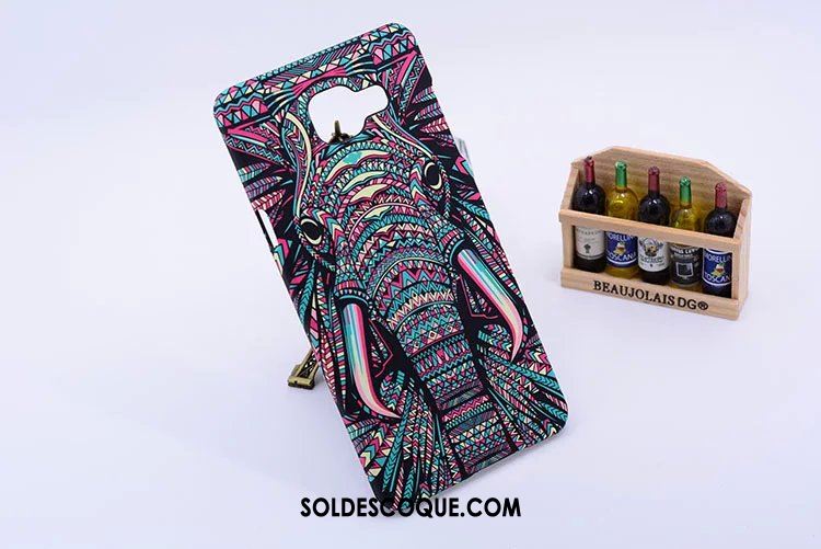 Coque Samsung Galaxy A3 2016 Étui Loup Étoile Totem Difficile Pas Cher