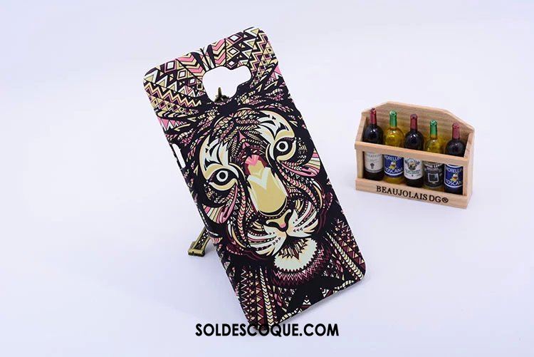 Coque Samsung Galaxy A3 2016 Étui Loup Étoile Totem Difficile Pas Cher