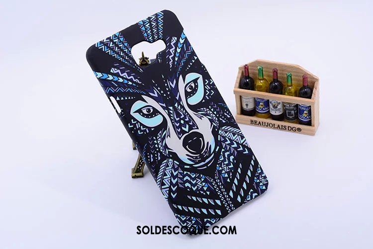 Coque Samsung Galaxy A3 2016 Étui Loup Étoile Totem Difficile Pas Cher