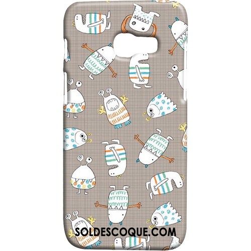 Coque Samsung Galaxy A3 2017 Bleu Vent Frais Protection Délavé En Daim Soldes