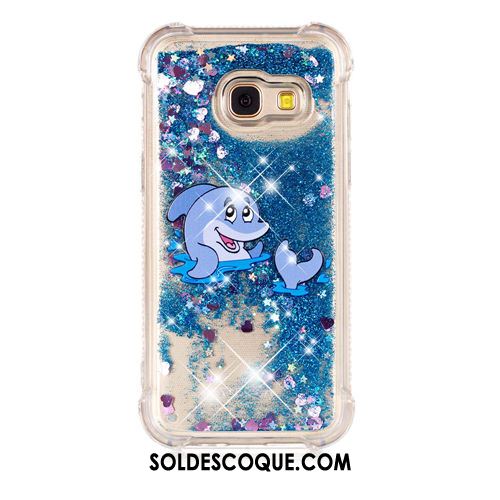 Coque Samsung Galaxy A3 2017 Dessin Animé Quicksand Fluide Doux Silicone Ornements Suspendus Pas Cher