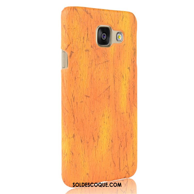 Coque Samsung Galaxy A3 2017 Grain De Bois Cuir Étui Protection Qualité Housse En Vente