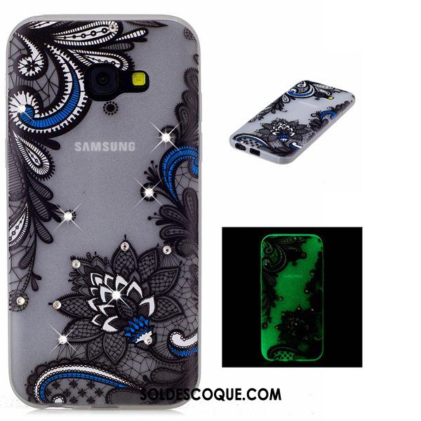 Coque Samsung Galaxy A3 2017 Téléphone Portable Étoile Lumineuses Étui Fluide Doux En Ligne
