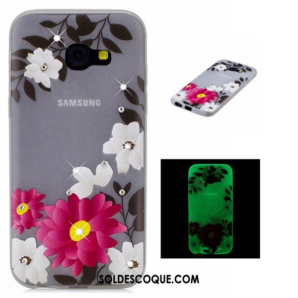 Coque Samsung Galaxy A3 2017 Téléphone Portable Étoile Lumineuses Étui Fluide Doux En Ligne