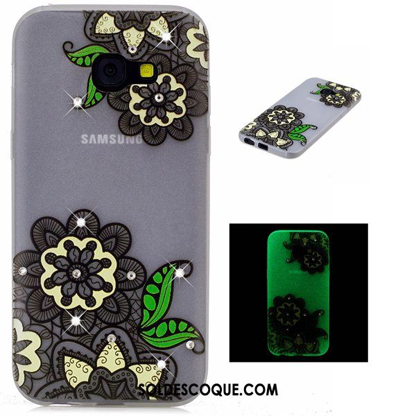 Coque Samsung Galaxy A3 2017 Téléphone Portable Étoile Lumineuses Étui Fluide Doux En Ligne