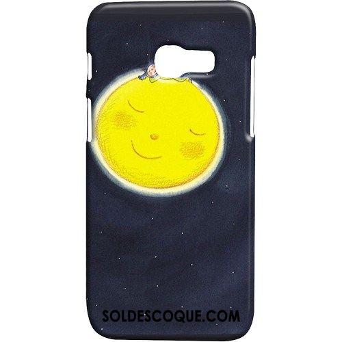 Coque Samsung Galaxy A3 2017 Étui Délavé En Daim Vert Étoile Téléphone Portable Housse Soldes