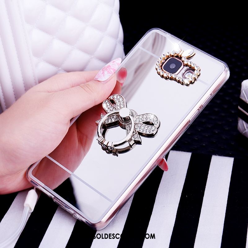 Coque Samsung Galaxy A3 2017 Étui Étoile Téléphone Portable Incassable Or Rose Pas Cher