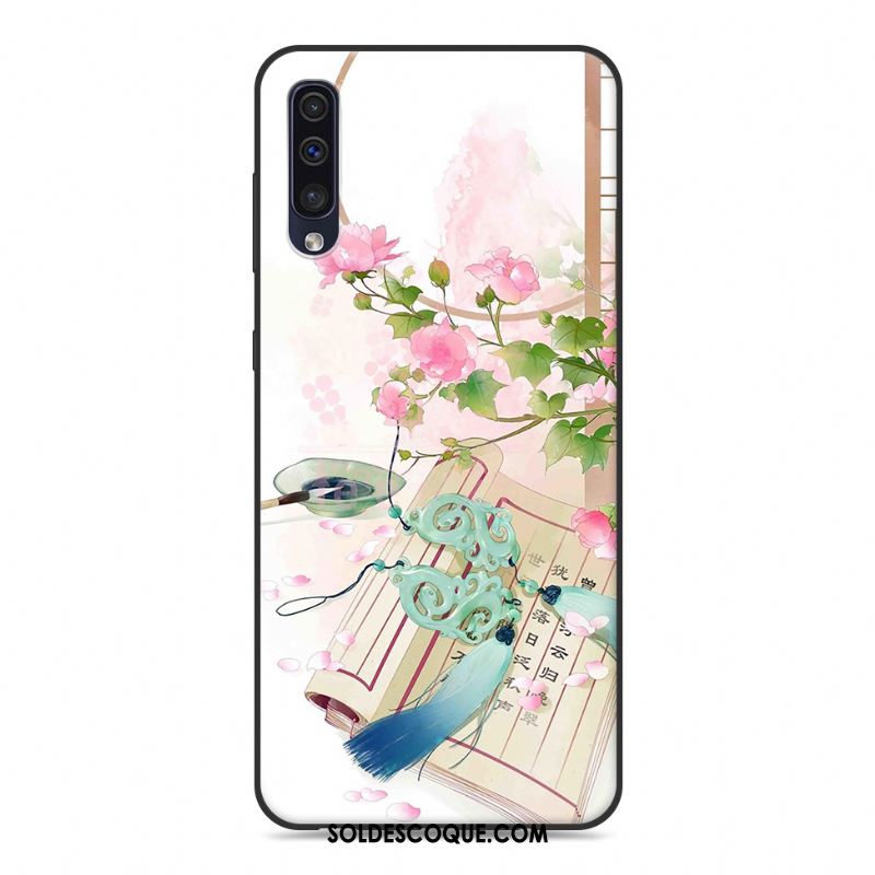 Coque Samsung Galaxy A30s Blanc Style Chinois Créatif Étui Étoile En Ligne