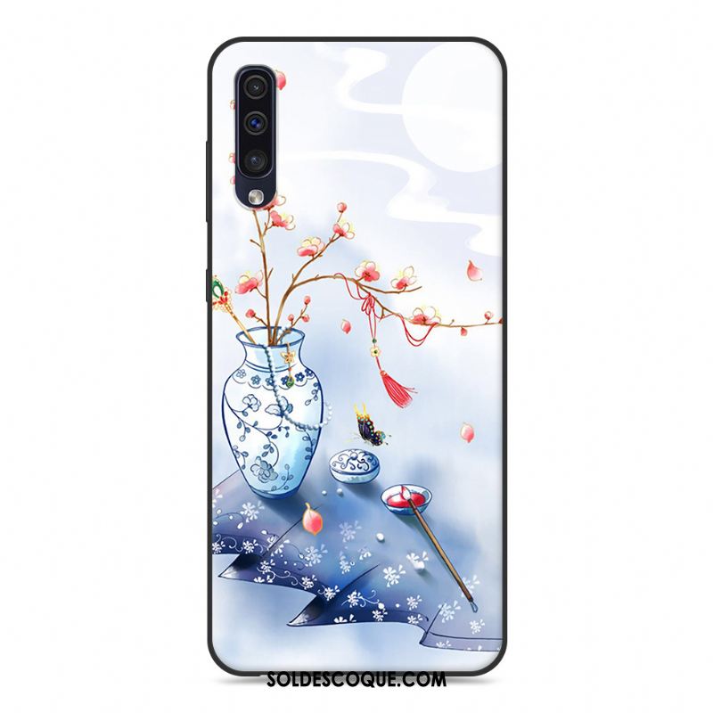 Coque Samsung Galaxy A30s Blanc Style Chinois Créatif Étui Étoile En Ligne