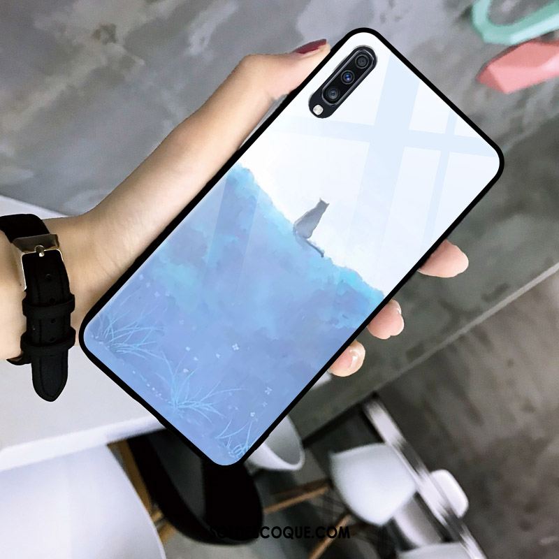 Coque Samsung Galaxy A30s Ciel Étoilé Verre Téléphone Portable Dégradé Étoile En Vente