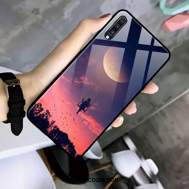 Coque Samsung Galaxy A30s Ciel Étoilé Verre Téléphone Portable Dégradé Étoile En Vente