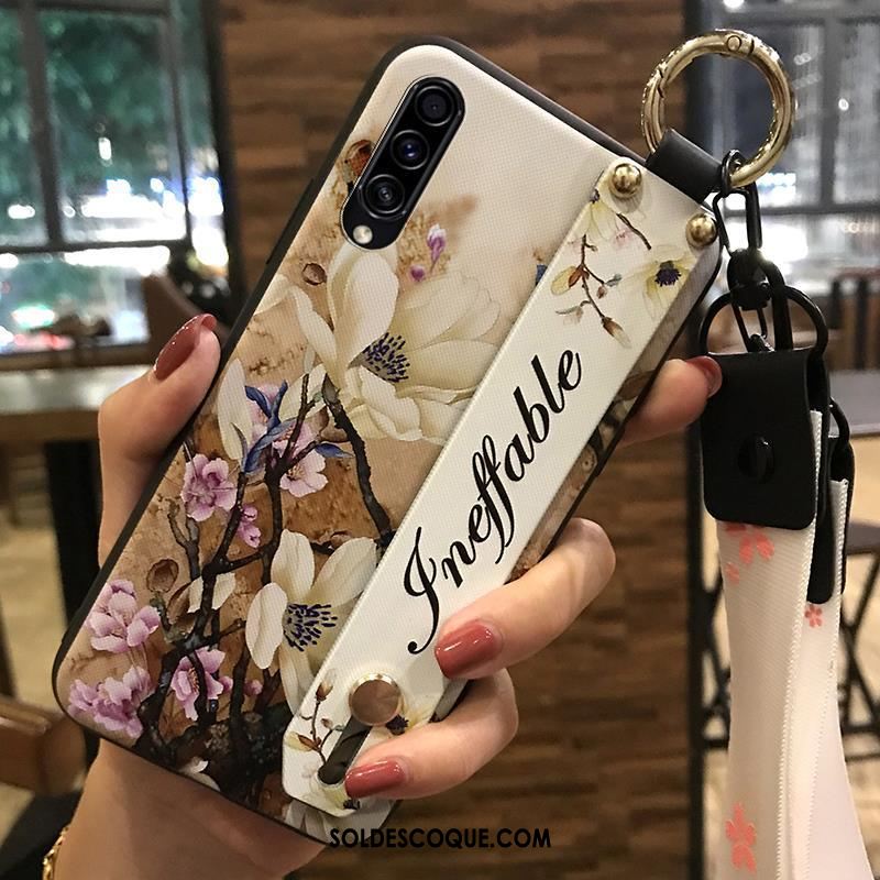 Coque Samsung Galaxy A30s Ornements Suspendus Frais Support Petit Fleur Pas Cher