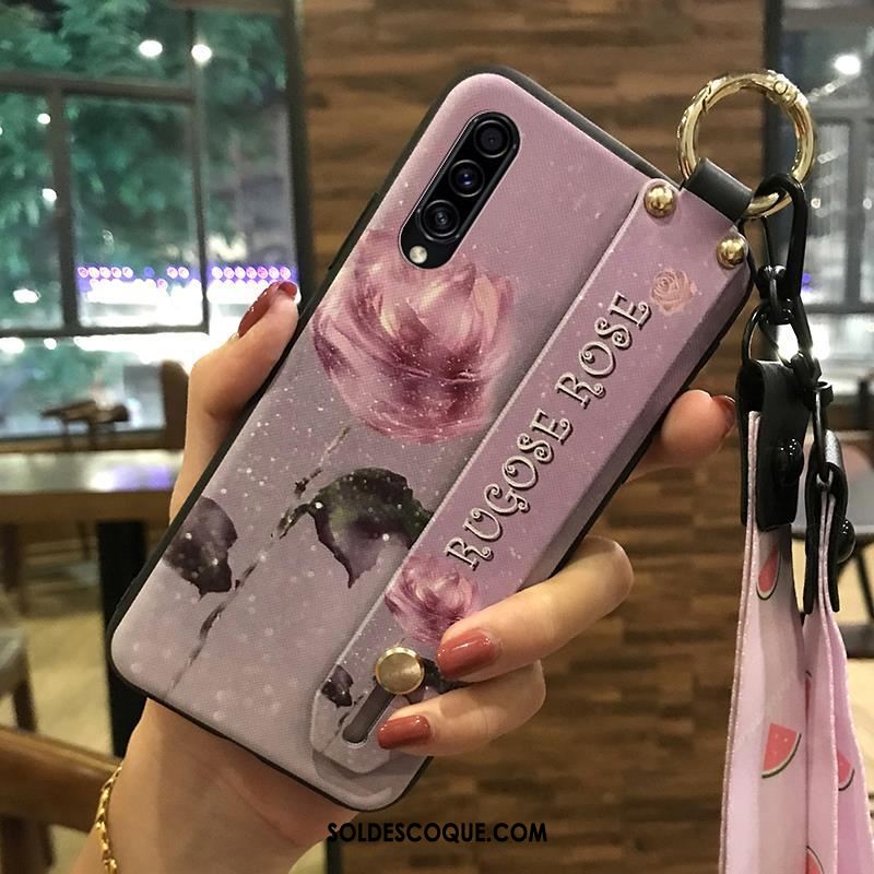 Coque Samsung Galaxy A30s Ornements Suspendus Frais Support Petit Fleur Pas Cher