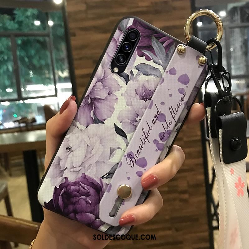 Coque Samsung Galaxy A30s Ornements Suspendus Frais Support Petit Fleur Pas Cher