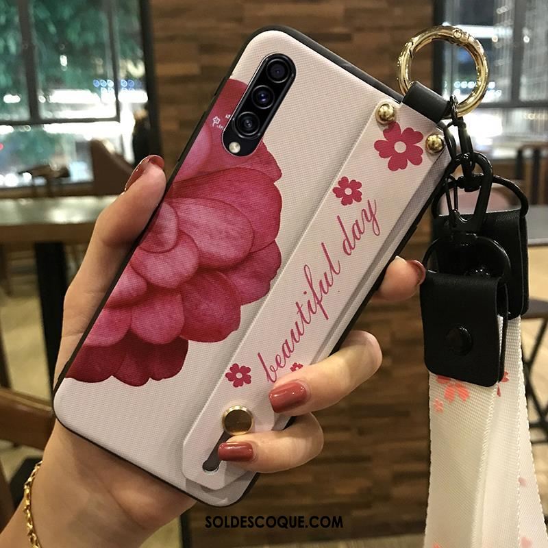 Coque Samsung Galaxy A30s Ornements Suspendus Frais Support Petit Fleur Pas Cher