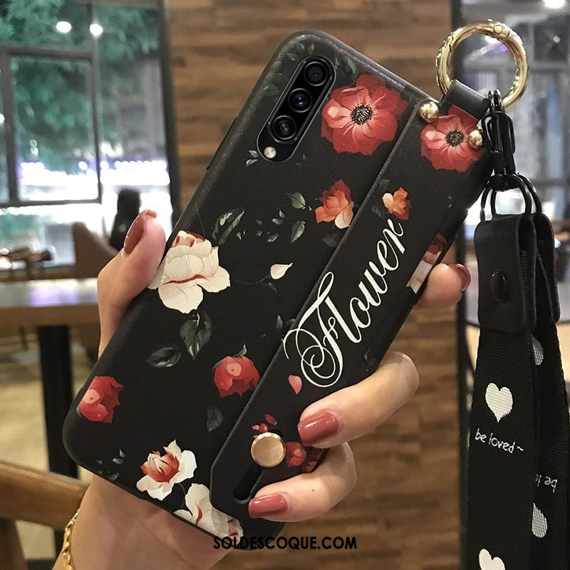 Coque Samsung Galaxy A30s Ornements Suspendus Frais Support Petit Fleur Pas Cher