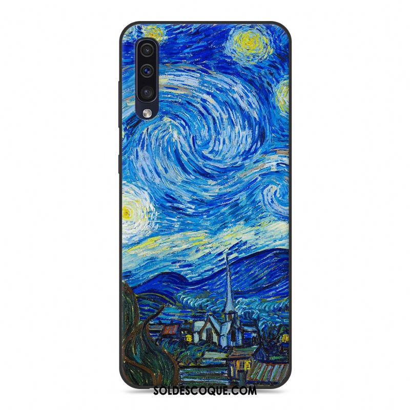 Coque Samsung Galaxy A30s Peinture Étoile Protection Téléphone Portable Tout Compris En Ligne