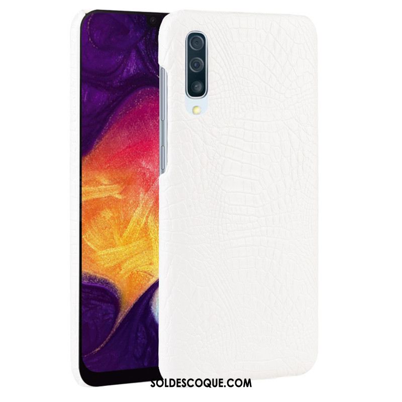 Coque Samsung Galaxy A30s Protection Qualité Crocodile Modèle Cuir Téléphone Portable Pas Cher