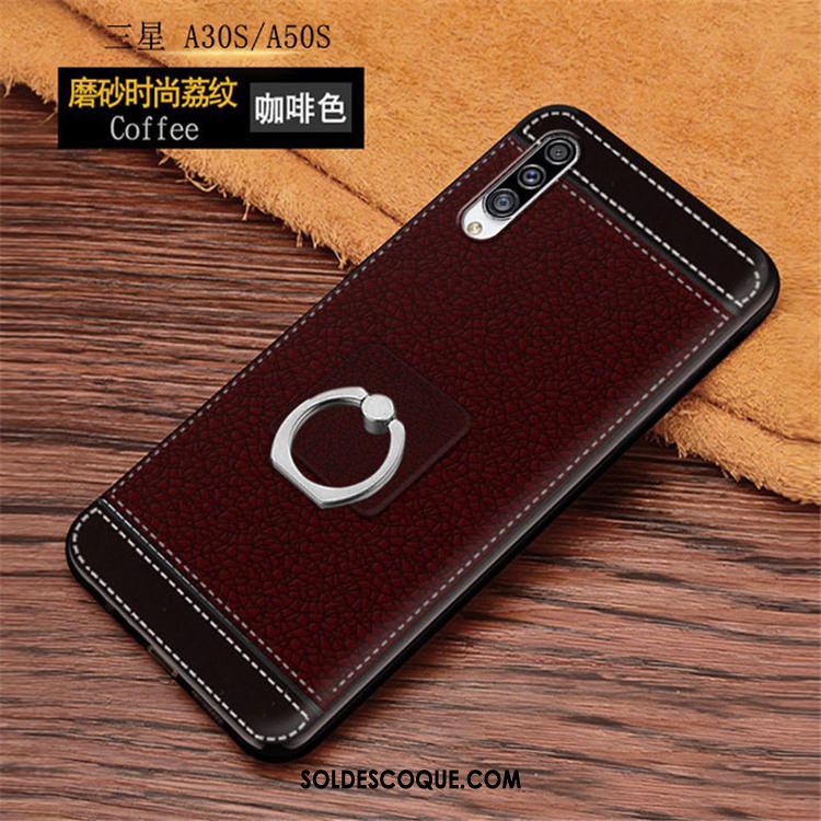 Coque Samsung Galaxy A30s Étoile Fluide Doux Personnalité Simple Net Rouge Pas Cher