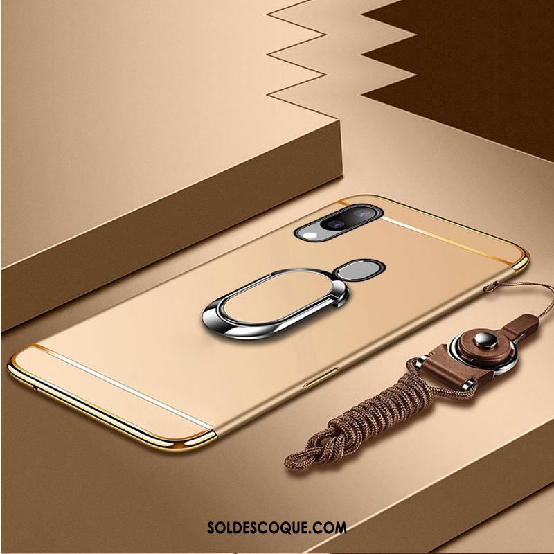 Coque Samsung Galaxy A40 Difficile Étoile Délavé En Daim Très Mince Placage Soldes