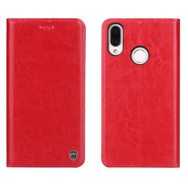 Coque Samsung Galaxy A40 Incassable Cuir Véritable Étui Étui En Cuir Étoile En Ligne