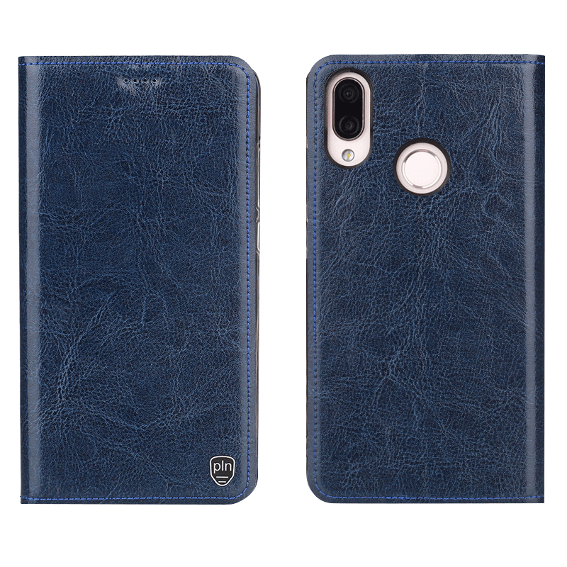 Coque Samsung Galaxy A40 Incassable Cuir Véritable Étui Étui En Cuir Étoile En Ligne